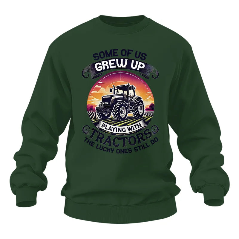 Some Of Us Grew Up Playing With Tractors 4 - Unisex Heavy Blend™ Crewneck Sweatshirt