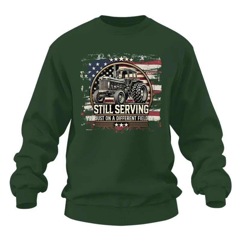 Image of Veteran Farmer Still Serving 1 - Unisex Heavy Blend™ Crewneck Sweatshirt