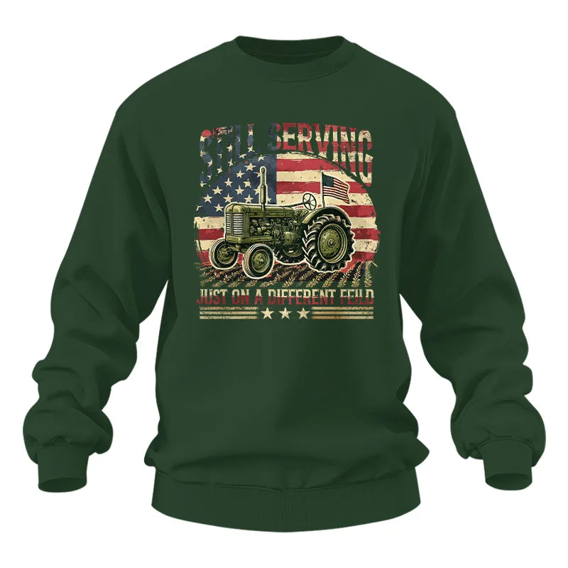 Image of Veteran Farmer Still Serving 10 - Unisex Heavy Blend™ Crewneck Sweatshirt