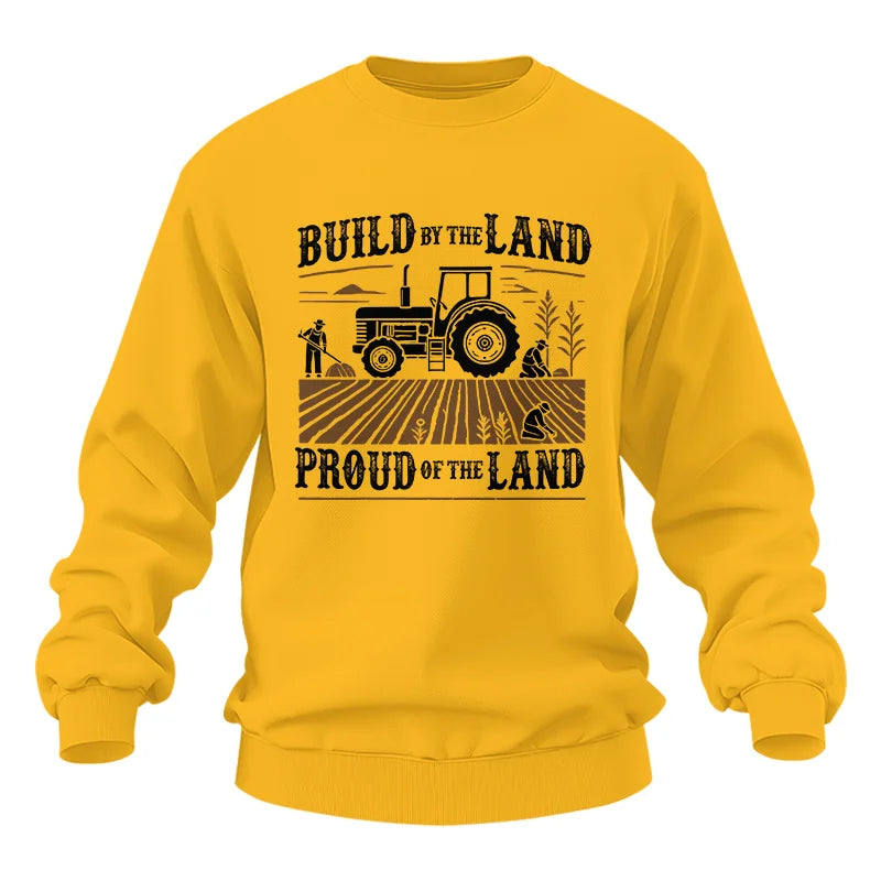 Built By The Land_Proud Of The Land - Unisex Heavy Blend™ Crewneck Sweatshirt