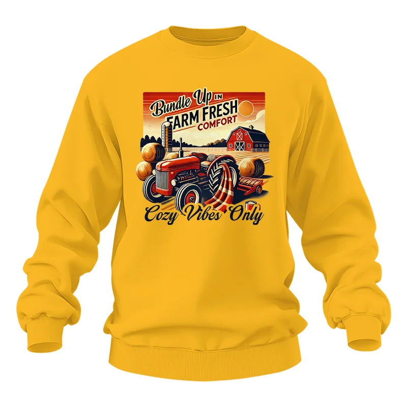 Image of Bundle Up in Farm Fresh Comfort_Cozy Vibes Only 2 - Unisex Heavy Blend™ Crewneck Sweatshirt