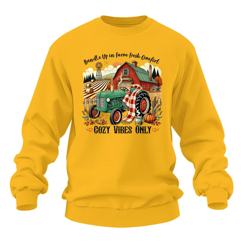 Image of Bundle Up in Farm Fresh Comfort_Cozy Vibes Only - Unisex Heavy Blend™ Crewneck Sweatshirt