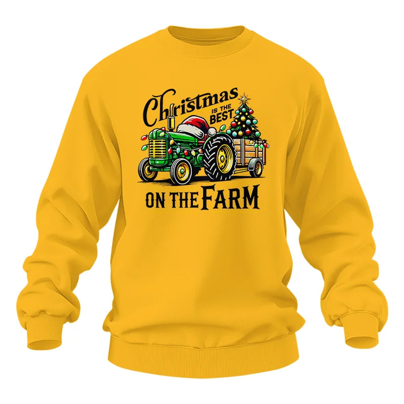 Christmas Is The Best On The Farm 3 - Unisex Heavy Blend™ Crewneck Sweatshirt