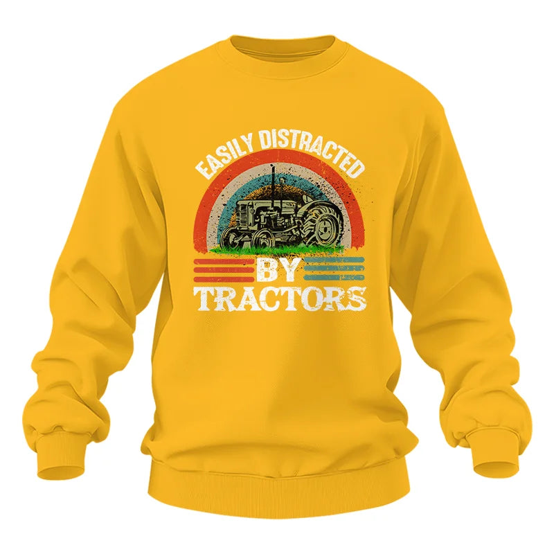 Image of Easily Distracted By Tractors - Unisex Heavy Blend™ Crewneck Sweatshirt