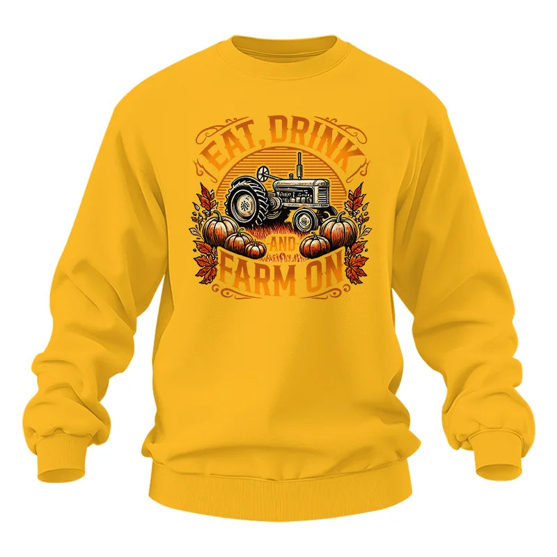 Eat Drink and Farm On 2 - Unisex Heavy Blend™ Crewneck Sweatshirt