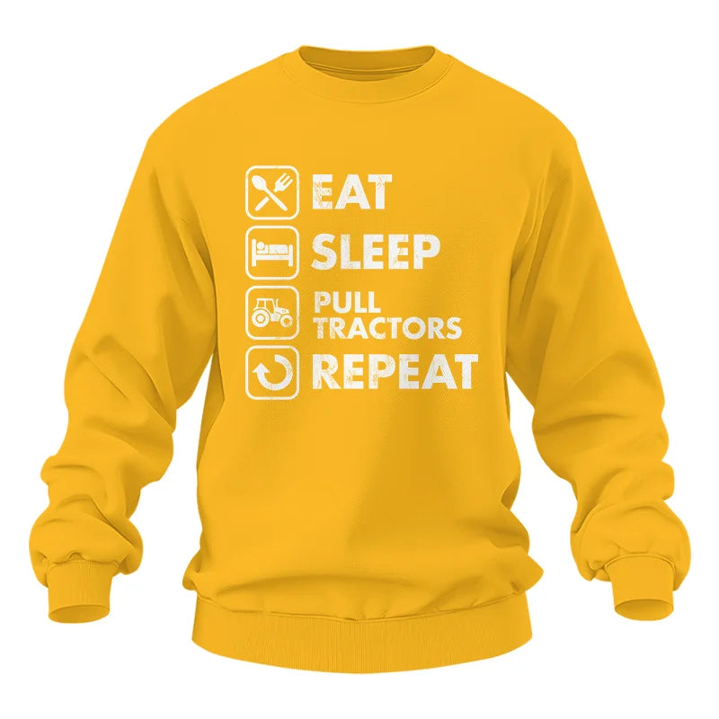 Image of Eat Sleep Pull Tractors Repeat - Unisex Heavy Blend™ Crewneck Sweatshirt