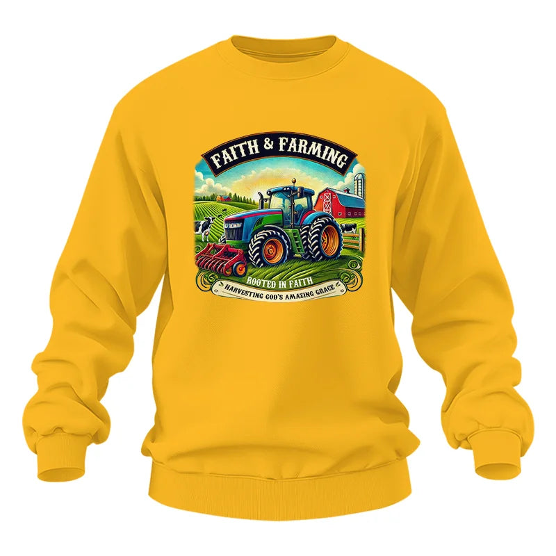 Image of Faith And Farming 2 - Unisex Heavy Blend™ Crewneck Sweatshirt