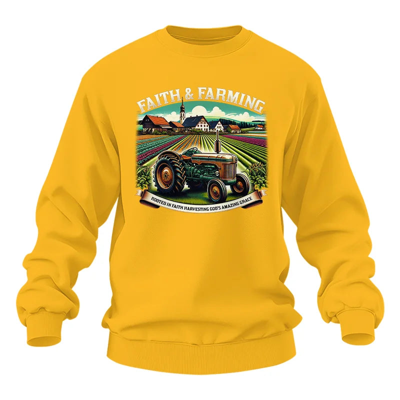 Faith And Farming 4 - Unisex Heavy Blend™ Crewneck Sweatshirt