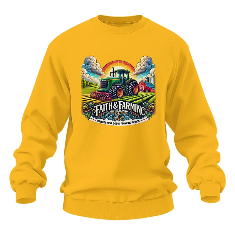 Faith and Farming 5 - Unisex Heavy Blend™ Crewneck Sweatshirt