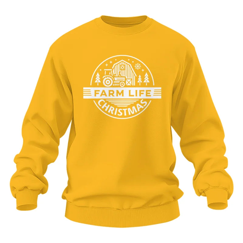 Image of Farm Life Christmas 1 - Unisex Heavy Blend™ Crewneck Sweatshirt