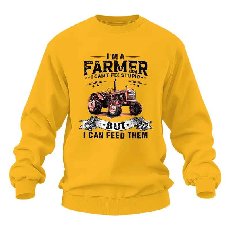 Farmer Can't Fix Stupid - Unisex Heavy Blend™ Crewneck Sweatshirt