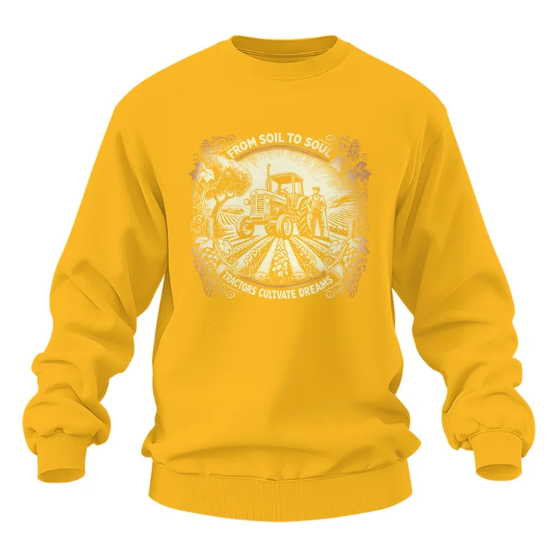 From Soil To Soul_Tractors Cultivate Dreams 2 - Unisex Heavy Blend™ Crewneck Sweatshirt