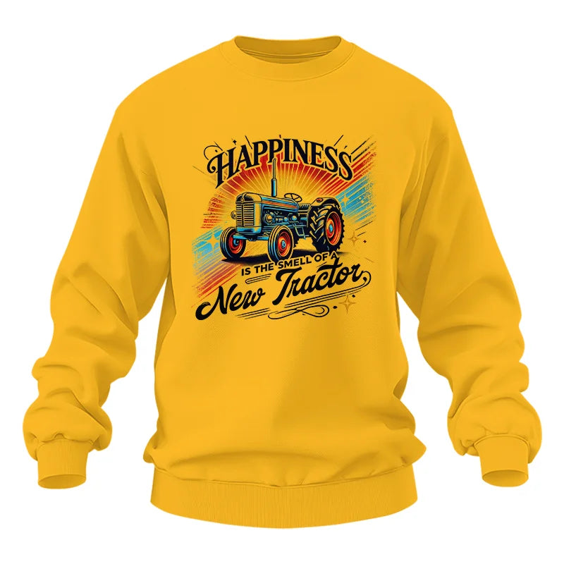 Image of Happiness Is The Smell Of A New Tractor - Unisex Heavy Blend™ Crewneck Sweatshirt