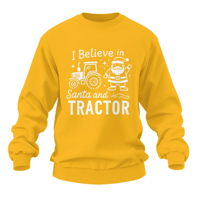 I Believe In Santa And Tractor - Unisex Heavy Blend™ Crewneck Sweatshirt