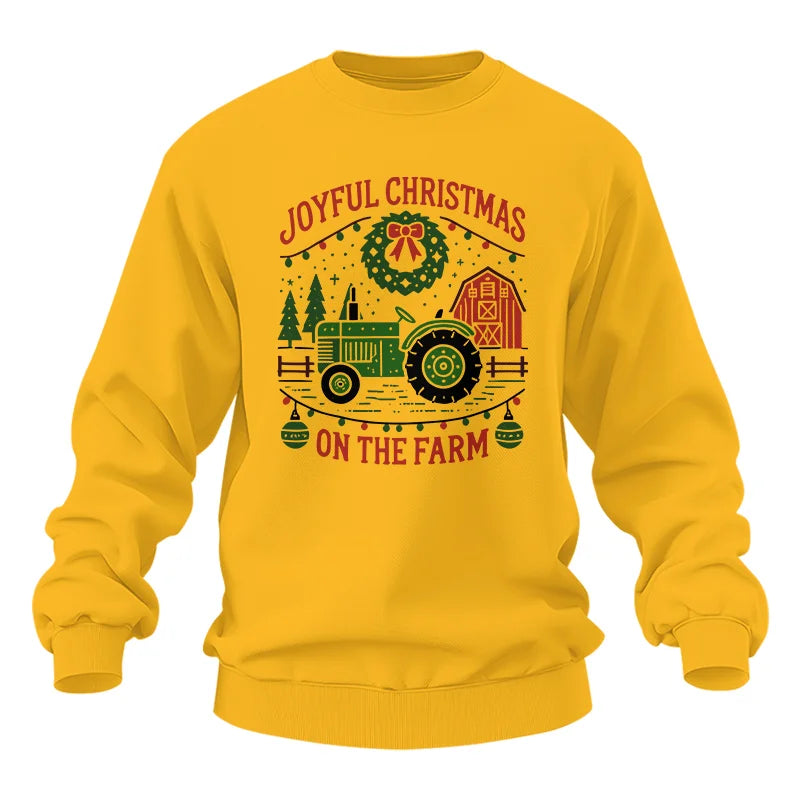 Joyful Christmas On The Farm 3 - Unisex Heavy Blend™ Crewneck Sweatshirt