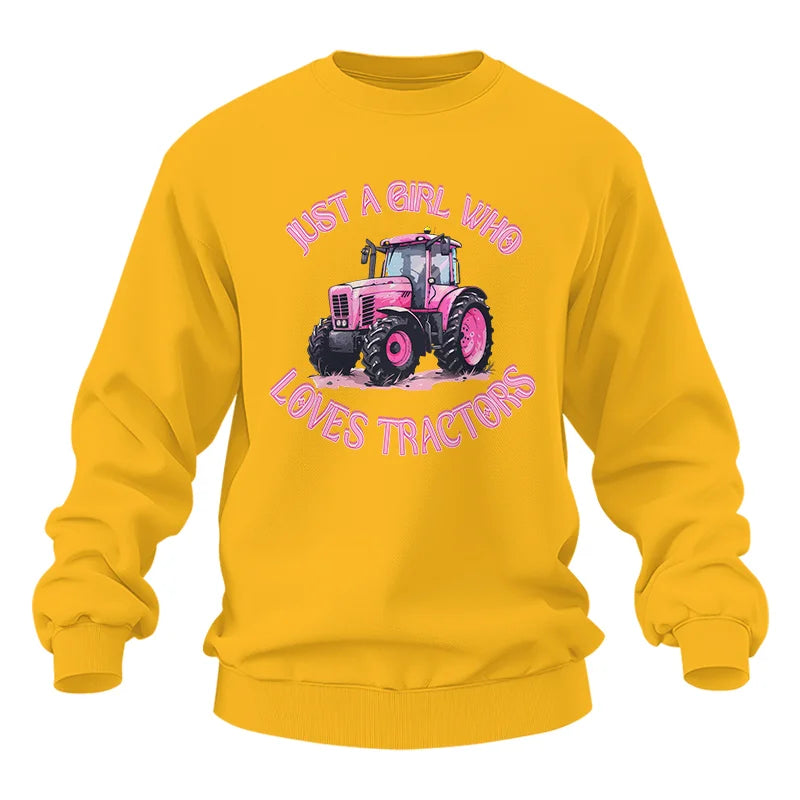 Image of Just A Girl Who Loves Tractors 1 - Unisex Heavy Blend™ Crewneck Sweatshirt