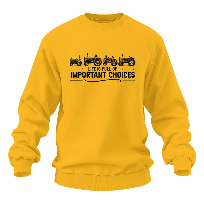 Image of Life Is Full Of Important Choices 12 - Unisex Heavy Blend™ Crewneck Sweatshirt