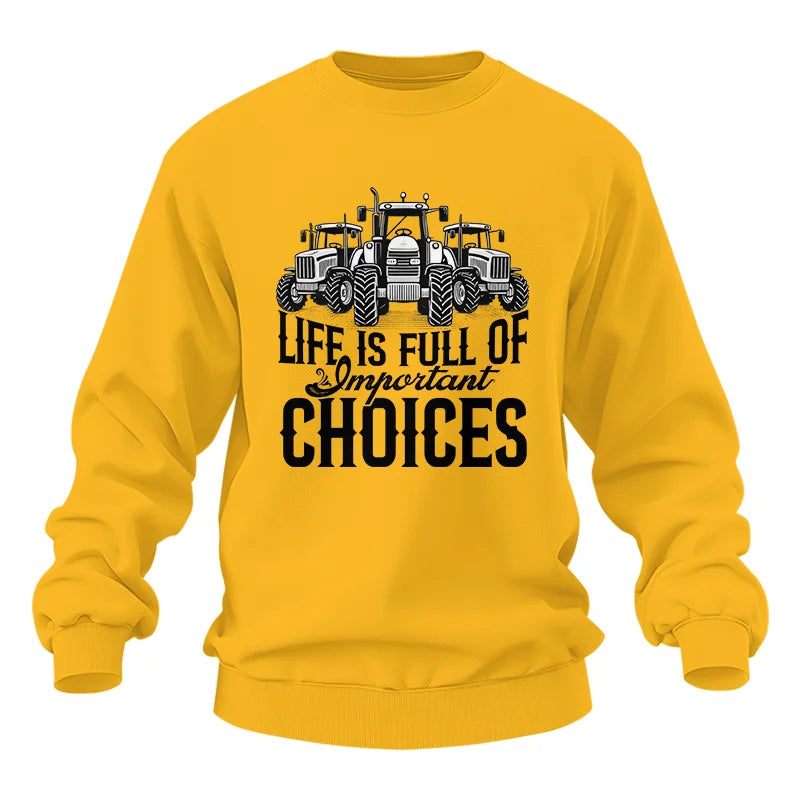 Image of Life Is Full Of Important Choices 2 - Unisex Heavy Blend™ Crewneck Sweatshirt