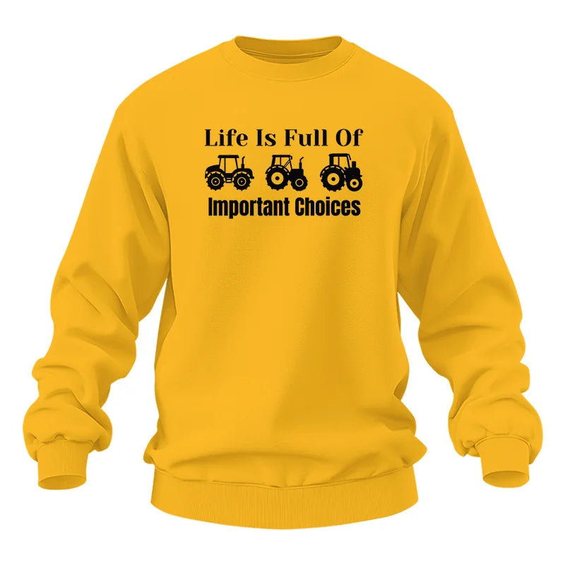 Image of Life Is Full Of Important Choices 22 - Unisex Heavy Blend™ Crewneck Sweatshirt