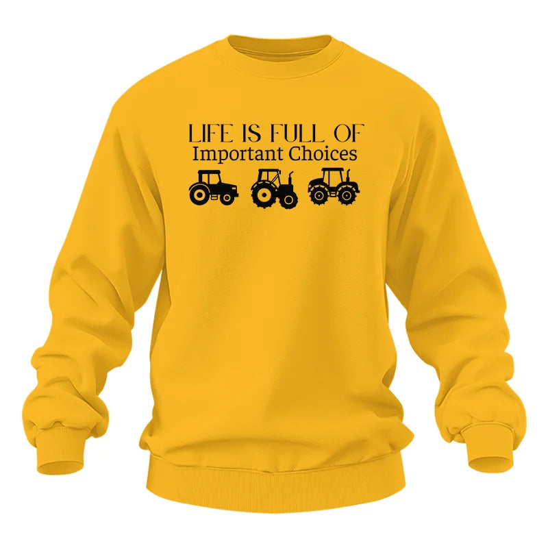 Life Is Full Of Important Choices 23 - Unisex Heavy Blend™ Crewneck Sweatshirt