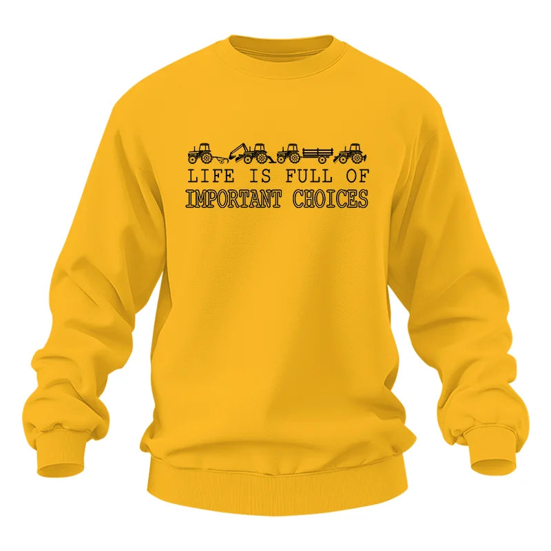 Image of Life Is Full Of Important Choices 29 - Unisex Heavy Blend™ Crewneck Sweatshirt