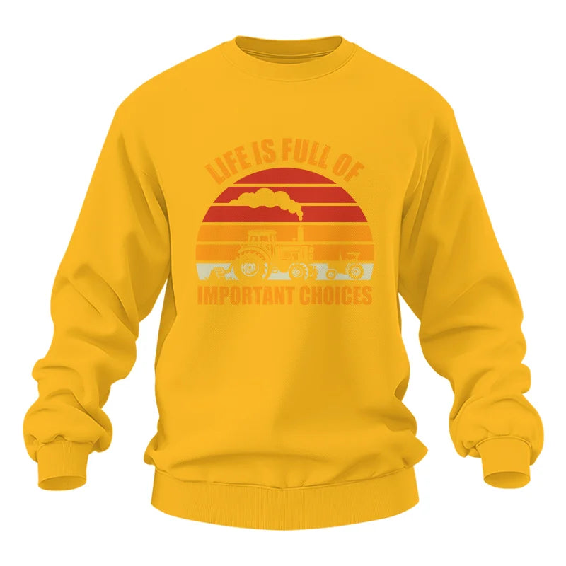 Image of Life Is Full Of Important Choices 32 - Unisex Heavy Blend™ Crewneck Sweatshirt