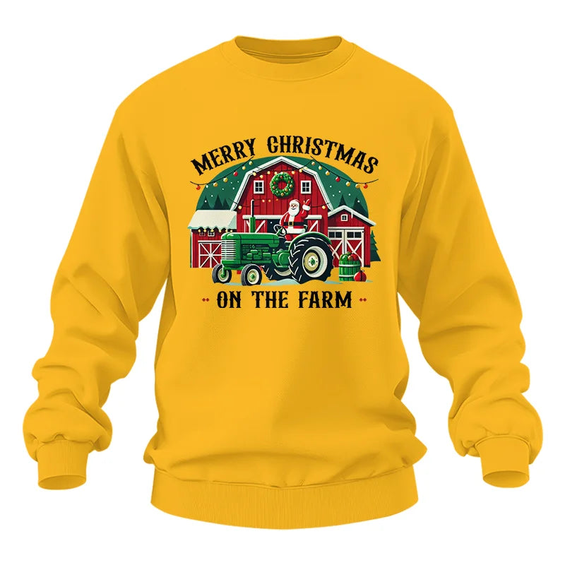 Merry Christmas On The Farm 1 - Unisex Heavy Blend™ Crewneck Sweatshirt