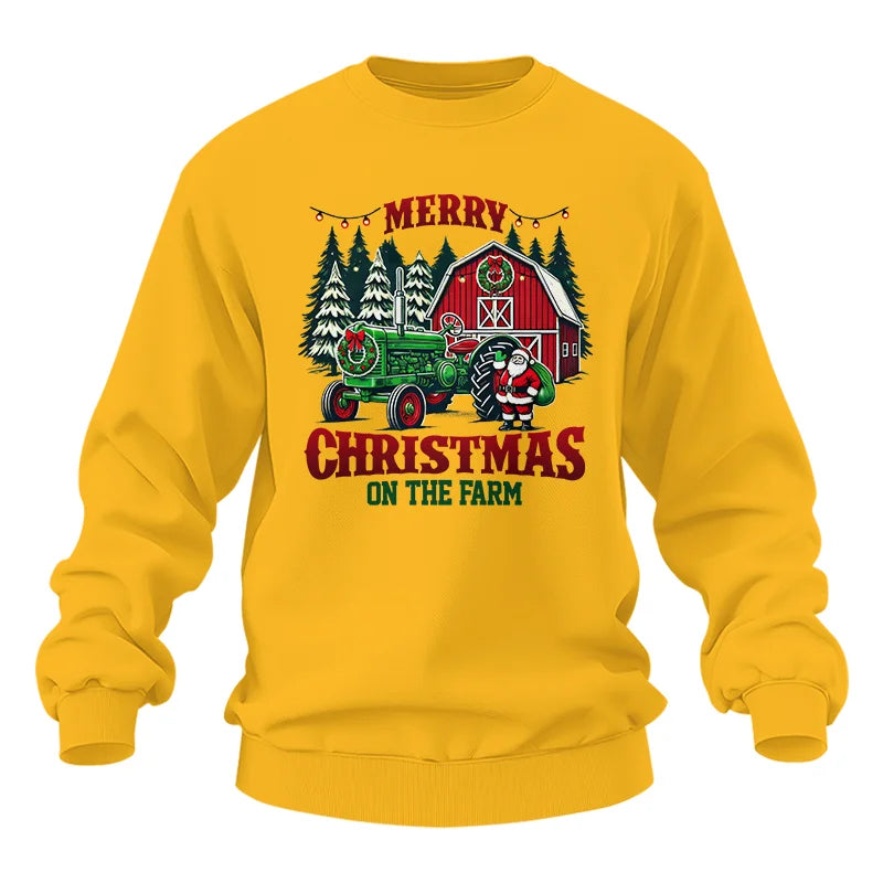 Merry Christmas On The Farm 3 - Unisex Heavy Blend™ Crewneck Sweatshirt