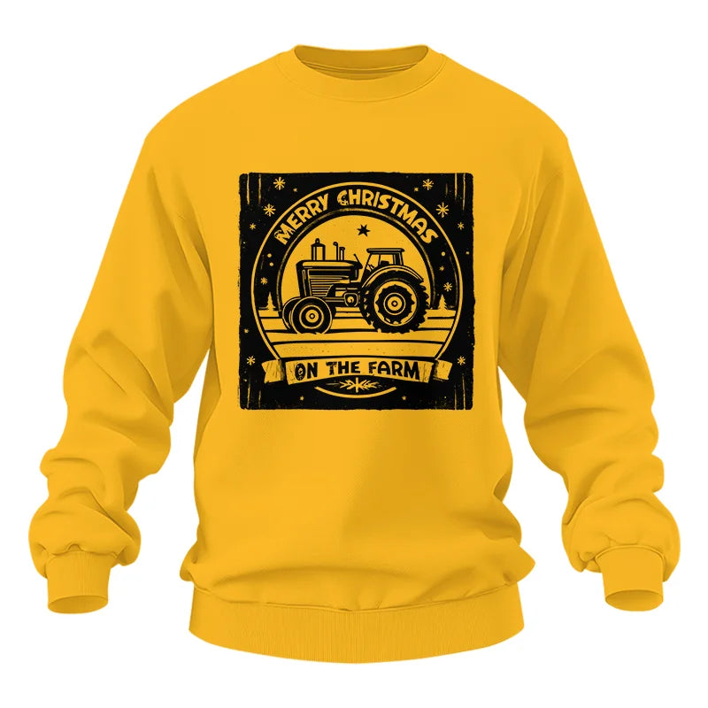 Merry Chritmas On The Farm 5 - Unisex Heavy Blend™ Crewneck Sweatshirt