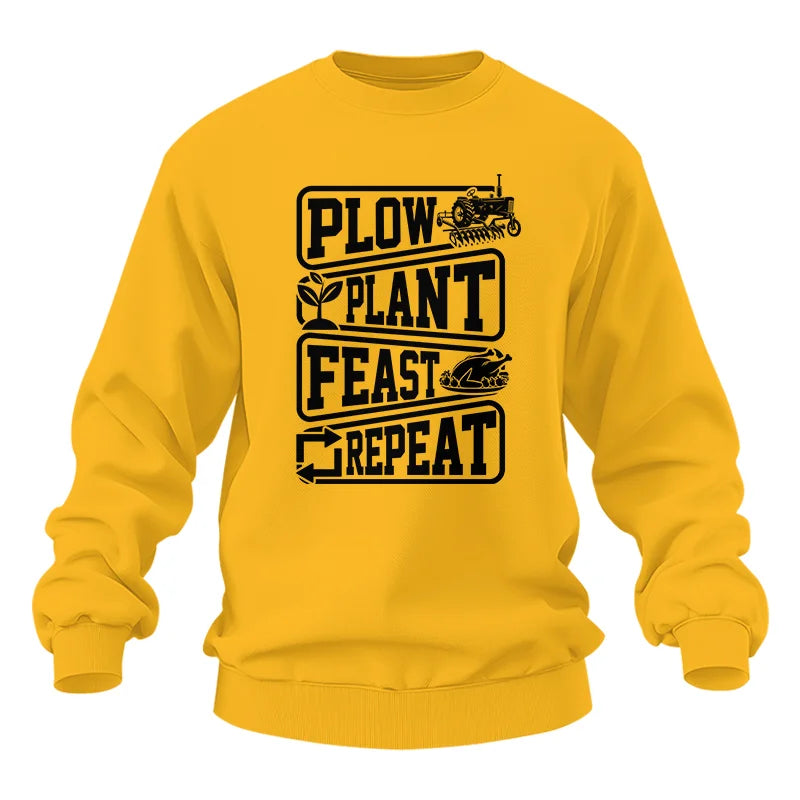 Plow Plant Feast Repeat 1 - Unisex Heavy Blend™ Crewneck Sweatshirt