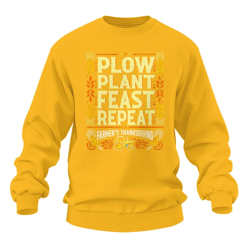 Plow Plant Feast Repeat - Unisex Heavy Blend™ Crewneck Sweatshirt