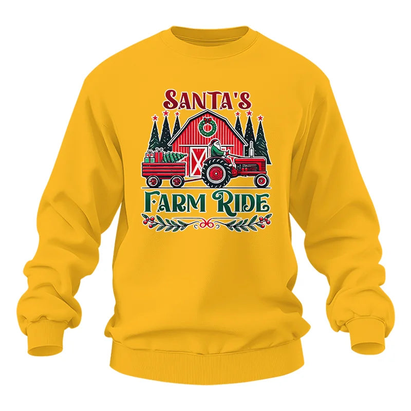 Santa's Farm Ride 1 - Unisex Heavy Blend™ Crewneck Sweatshirt