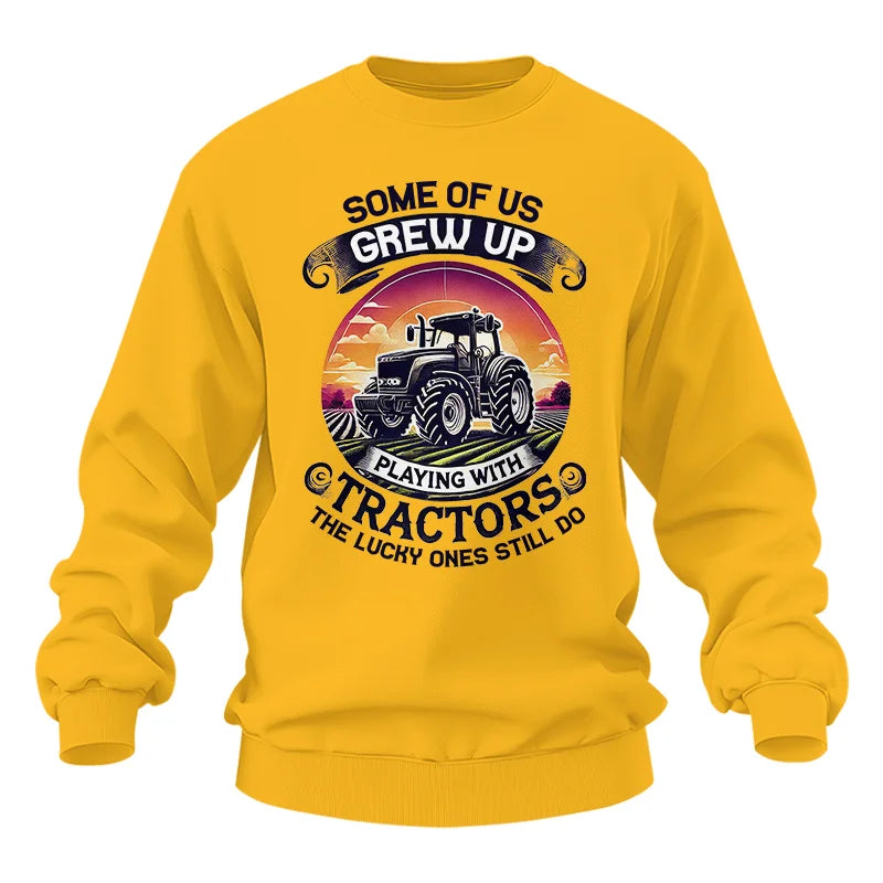 Some Of Us Grew Up Playing With Tractors 4 - Unisex Heavy Blend™ Crewneck Sweatshirt