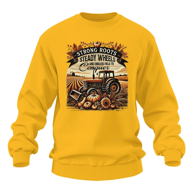 Thanksgiving Farmer Endless Fields To Conquer 2 - Unisex Heavy Blend™ Crewneck Sweatshirt