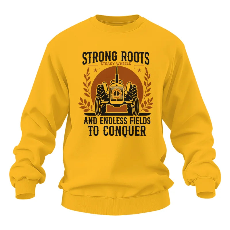 Thanksgiving Farmer Endless Fields To Conquer 4 - Unisex Heavy Blend™ Crewneck Sweatshirt