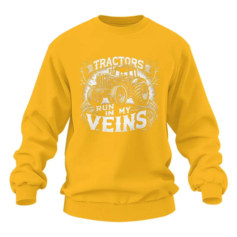 Image of Tractors Run In My Veins - Unisex Heavy Blend™ Crewneck Sweatshirt