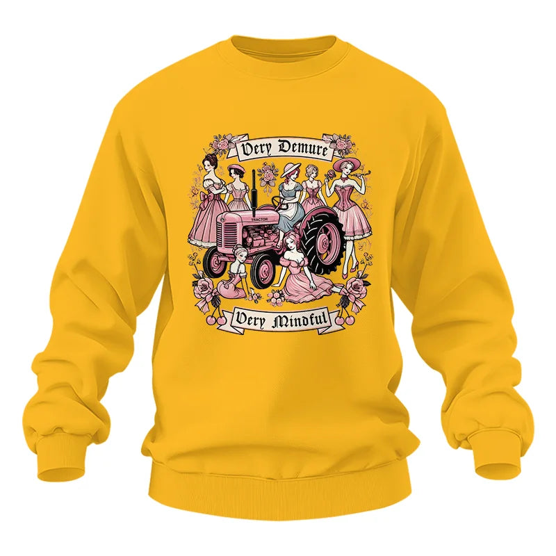 Very Demure Very Mindful Tractor - Unisex Heavy Blend™ Crewneck Sweatshirt