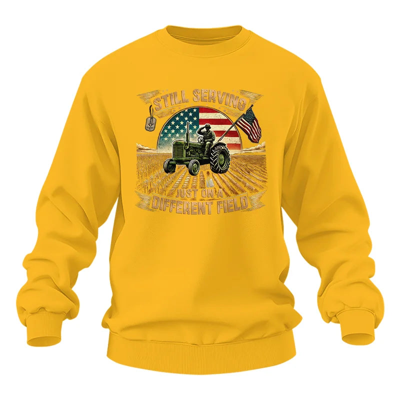 Image of Veteran Farmer Still Serving 8 - Unisex Heavy Blend™ Crewneck Sweatshirt