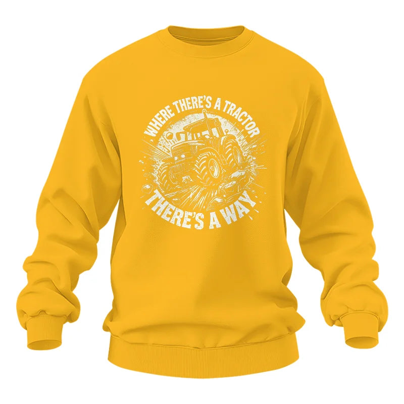 Image of Where There's A Tractor There's A Way 2 - Unisex Heavy Blend™ Crewneck Sweatshirt