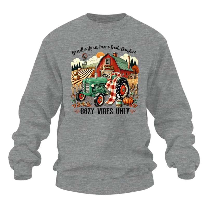 Bundle Up in Farm Fresh Comfort_Cozy Vibes Only - Unisex Heavy Blend™ Crewneck Sweatshirt