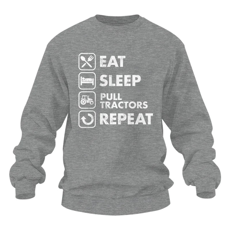 Image of Eat Sleep Pull Tractors Repeat - Unisex Heavy Blend™ Crewneck Sweatshirt