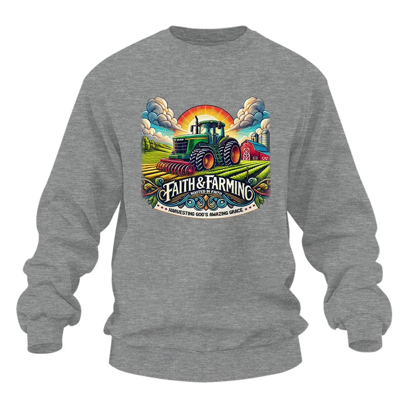 Faith and Farming 5 - Unisex Heavy Blend™ Crewneck Sweatshirt