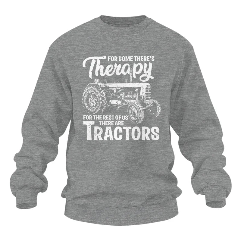 Funny Farmer Therapy Vintage Tractor Lover - Unisex Heavy Blend™ Crewneck Sweatshirt