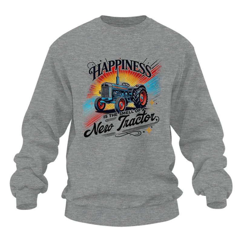 Happiness Is The Smell Of A New Tractor - Unisex Heavy Blend™ Crewneck Sweatshirt