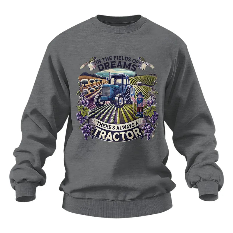 Image of In The Fields Of Dreams There's Always A Tractor 1 - Unisex Heavy Blend™ Crewneck Sweatshirt