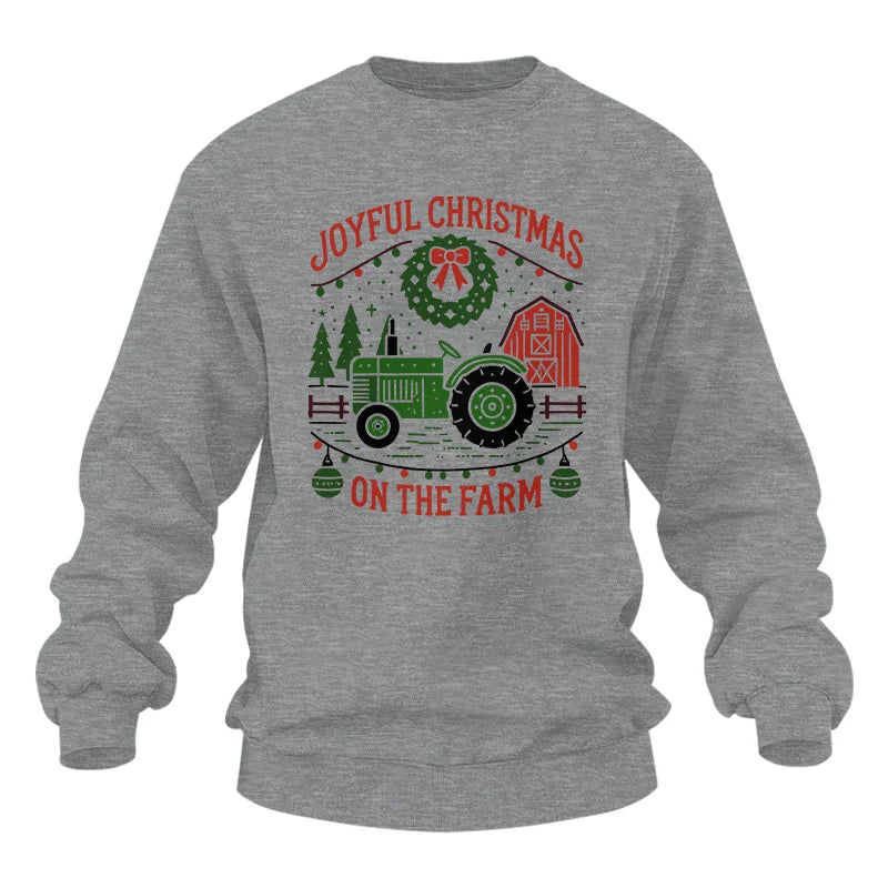 Joyful Christmas On The Farm 3 - Unisex Heavy Blend™ Crewneck Sweatshirt