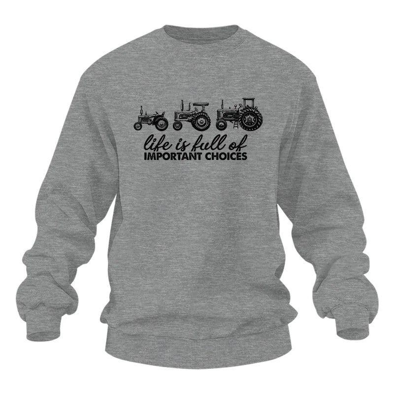 Image of Life Is Full Of Important Choices 10 - Unisex Heavy Blend™ Crewneck Sweatshirt