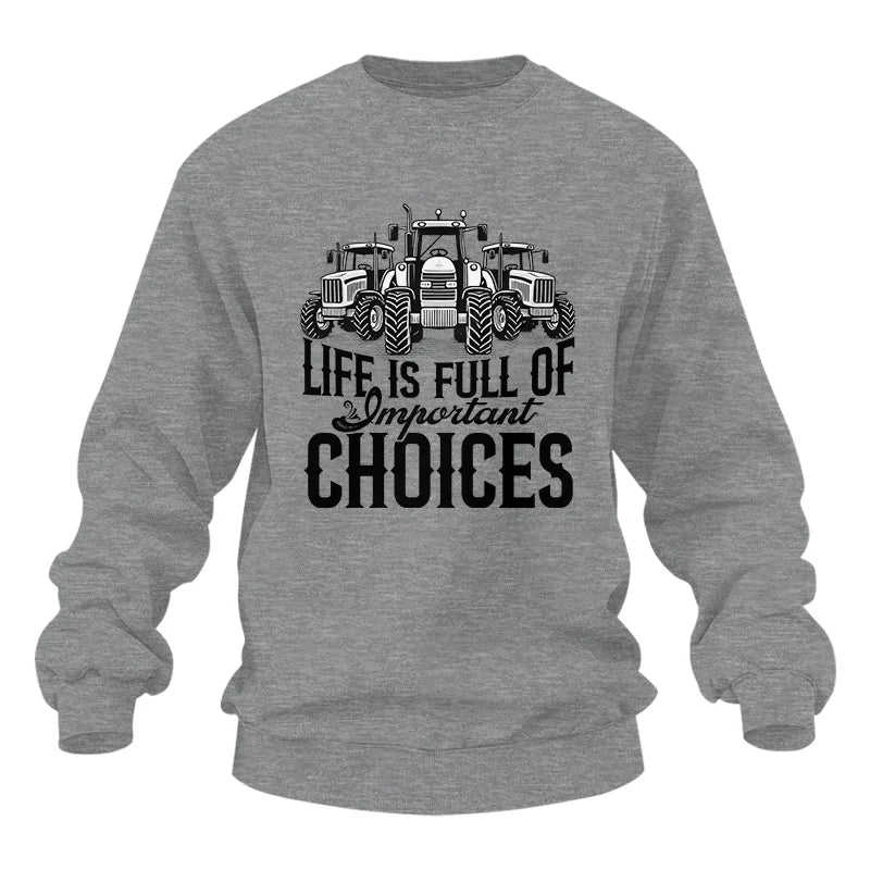 Image of Life Is Full Of Important Choices 2 - Unisex Heavy Blend™ Crewneck Sweatshirt