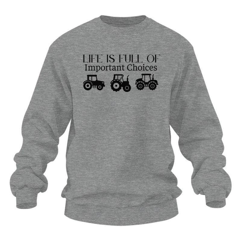 Life Is Full Of Important Choices 23 - Unisex Heavy Blend™ Crewneck Sweatshirt