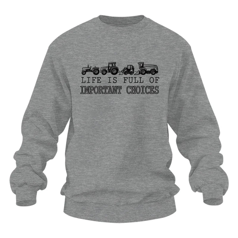 Image of Life Is Full Of Important Choices 28 - Unisex Heavy Blend™ Crewneck Sweatshirt